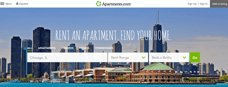 Apartment website