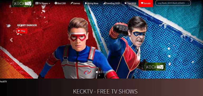 KeckTV website