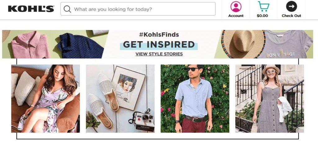 Kohl's website