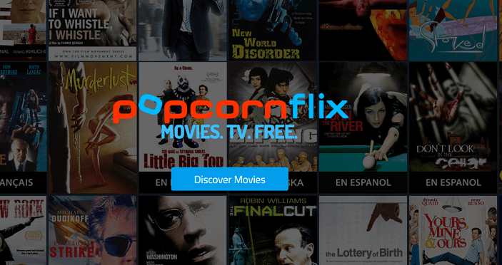 PopcornFlix website