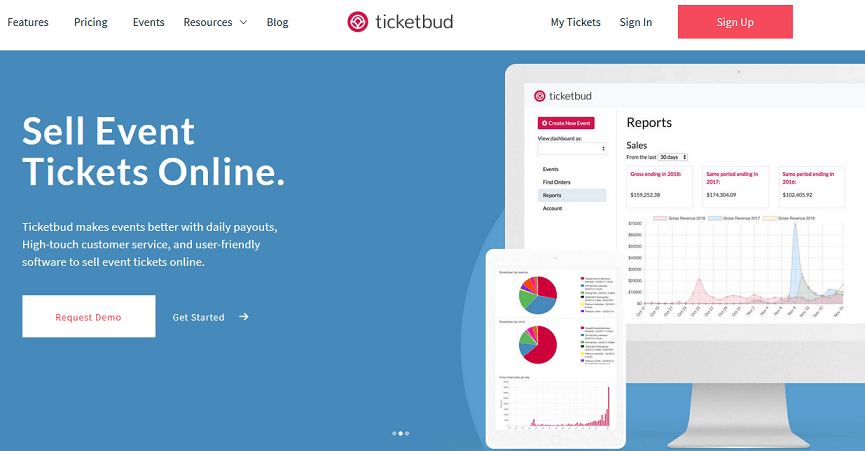 Ticketbud website