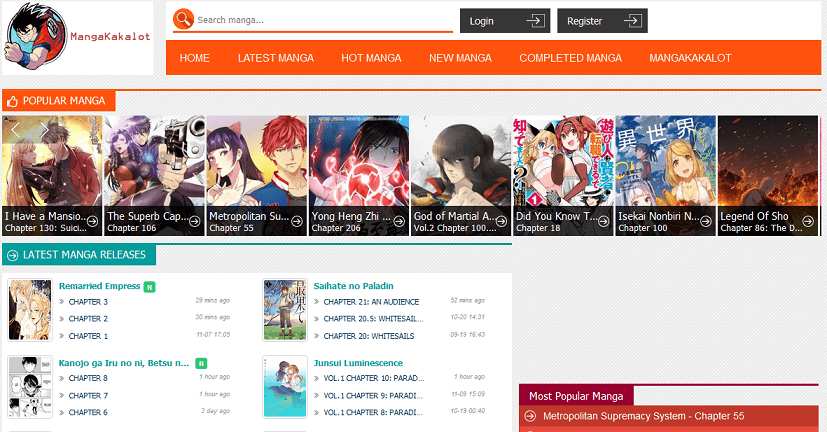 Mangakakalot Offcial Manga Website