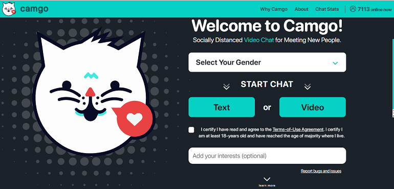Camgo website Chatroulette Alternatives