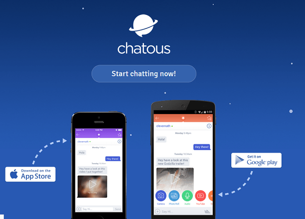 Chatous website