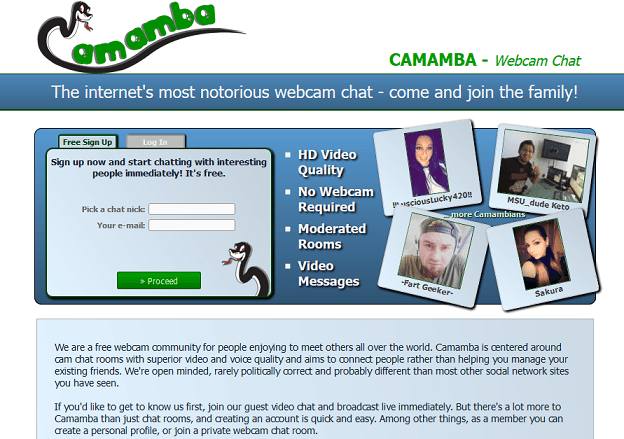 Camamba website