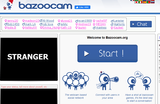 Bazoocam website