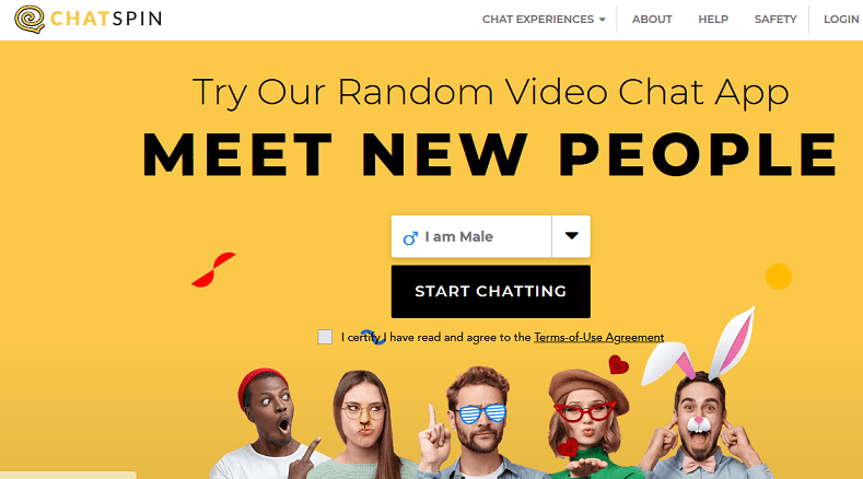 Chatspin website