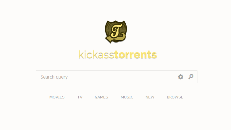 KickassTorrent website