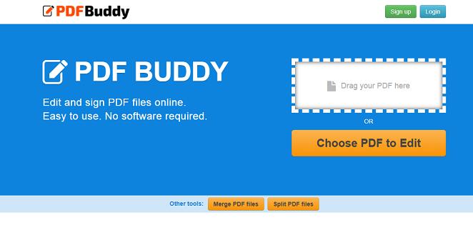 PDF Buddy website