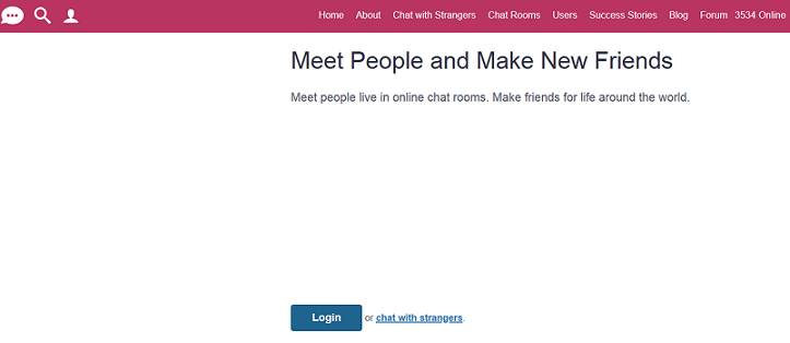 StrangerMeetup website like Omegle