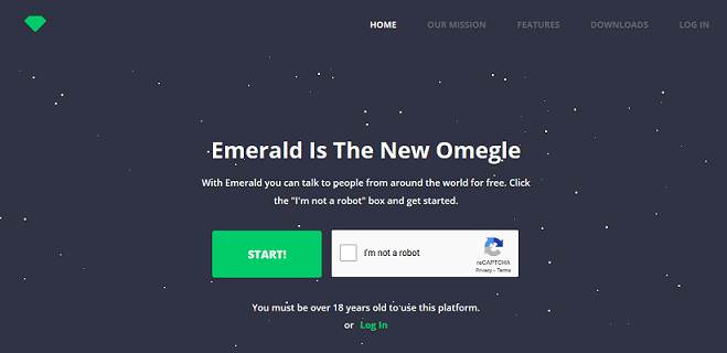 EmeraldChat website