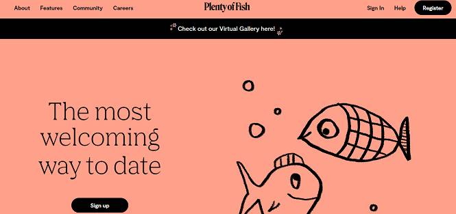 Plenty of Fish website