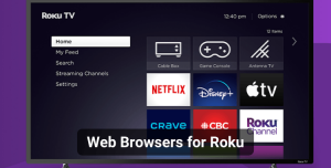 does roku have a web browser