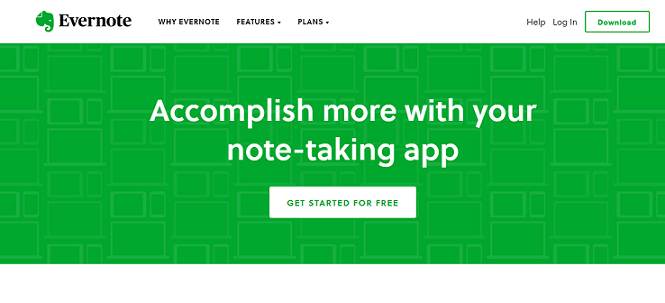 EverNote website