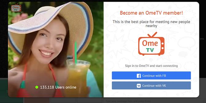 Ome.tv website