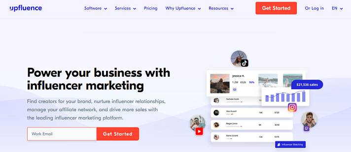 Upfluence influencer marketing platforms