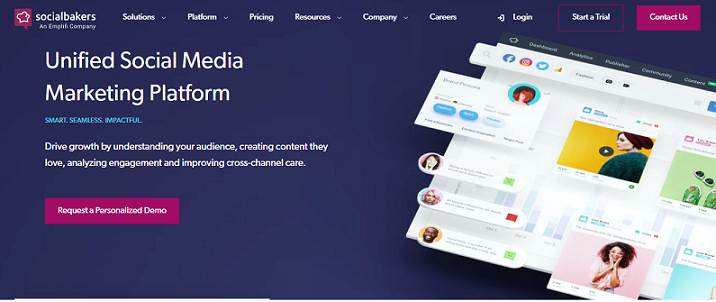 SocialBakers Influencer marketing website