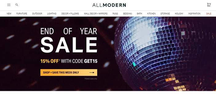 AllModern website