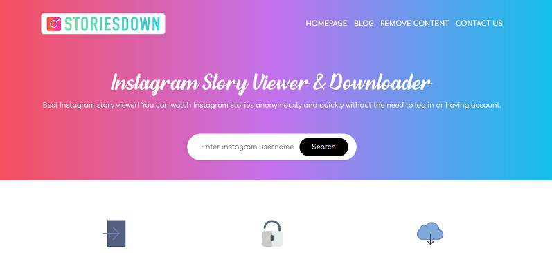StoriesDown website