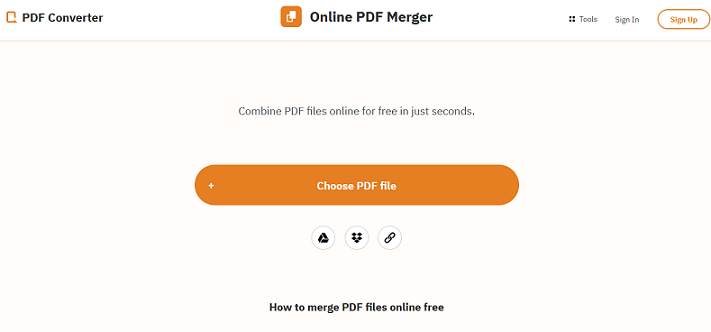 Free PDF Converter website