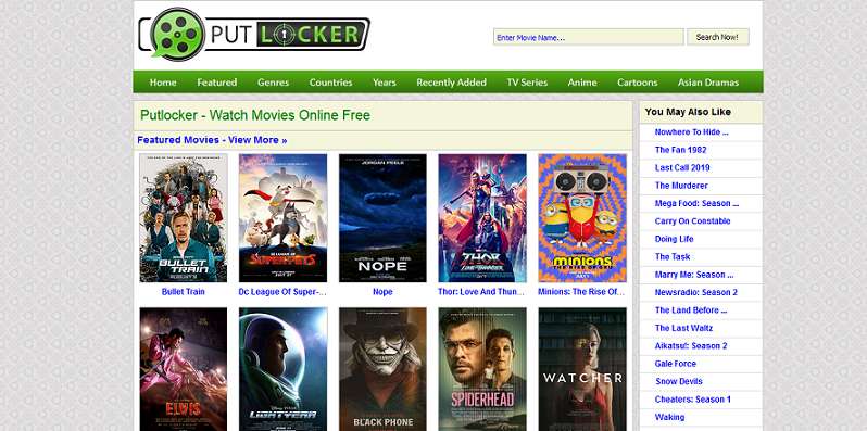 Putlocker website