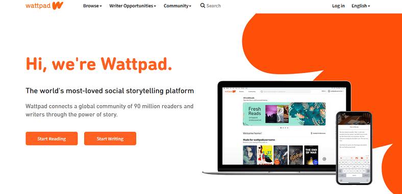 Wattpad website
