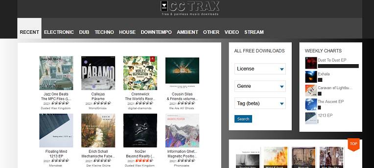 CC TRAX website