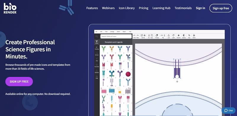 Biorender website