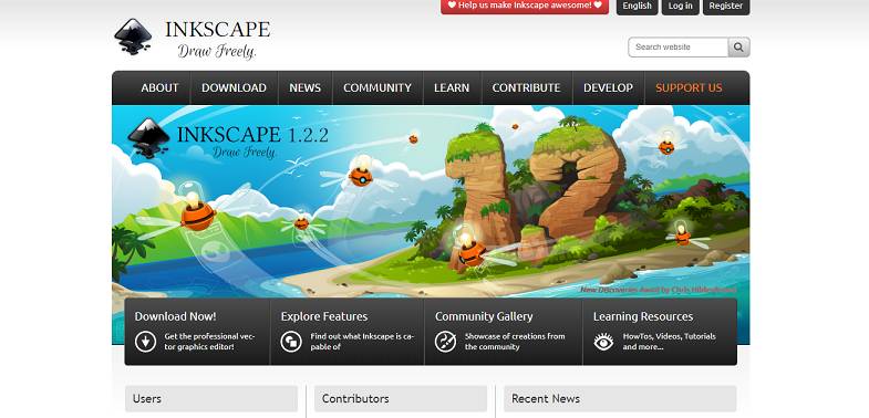 Inkscape website