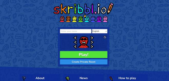 Skribbl website