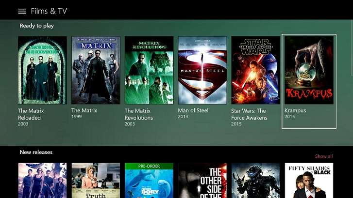 Xbox TV shows