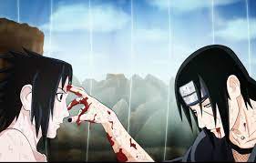 The Battle Between Sasuke and Itachi from Naruto