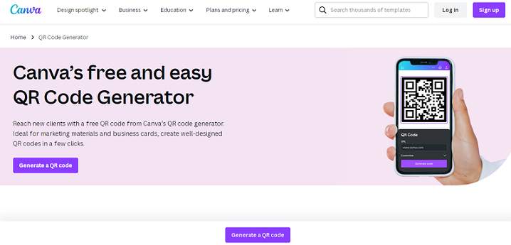 Canva QR Code Generator