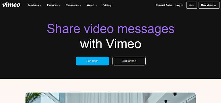 Vimeo website