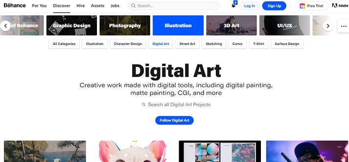 Behance.net website