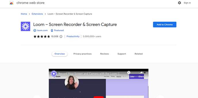 Loom - Free Screen Recorder for Chrome