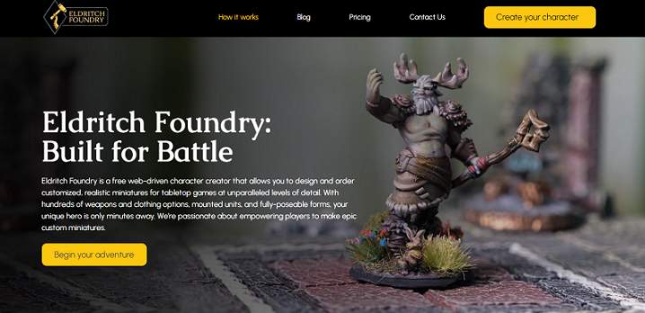 Eldritch Foundry website