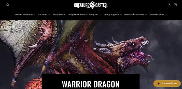 Creature Caster Hero Forge alternatives website