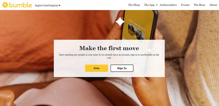 Bumble website