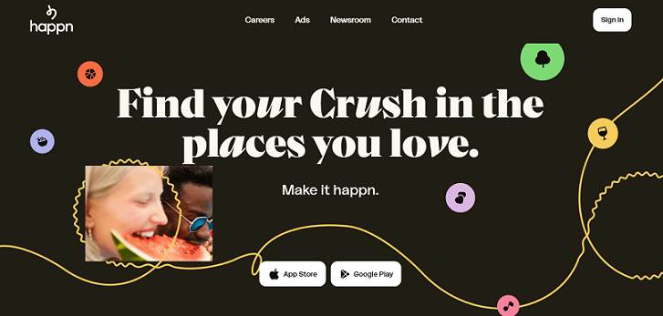 Happn website