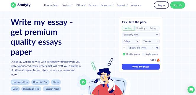 Studyfy website