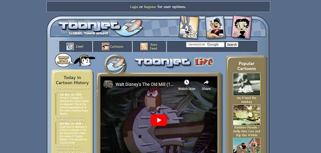 Toonjet website