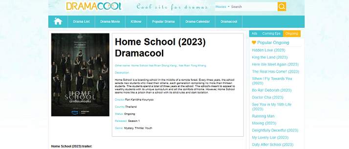 DramaCool website